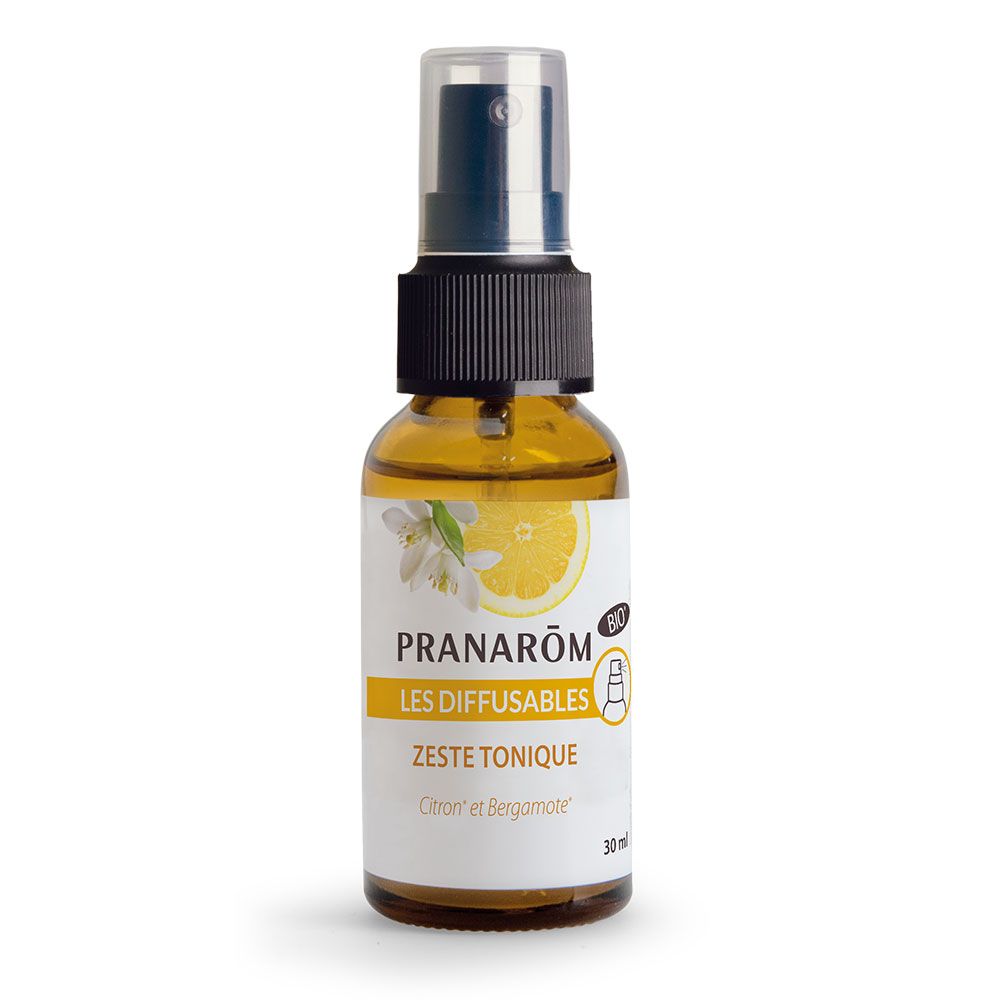 Pranarôm Les diffusables Organic Tonic Zest Spray Lemon and bergamot 30ml