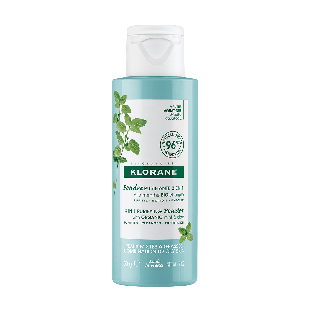 Klorane Aquatic Mint 3-in-1 Purifying Powder Organic 50g