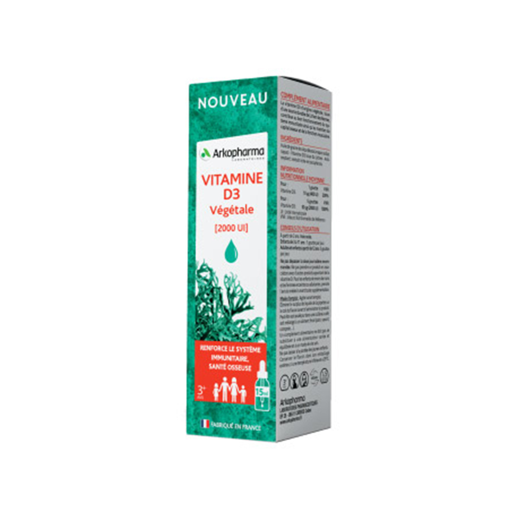 Arkopharma Arkofluides Vitamin D3 vegetable bottle 15 ml